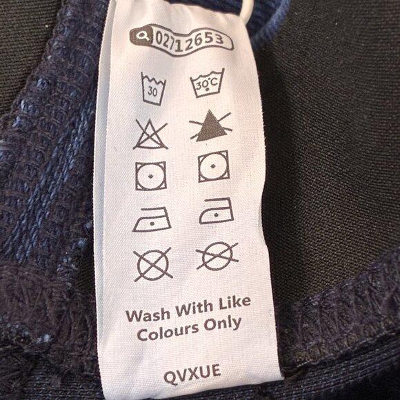 Halara Flex Denim High Rise Wide Leg Pull‎ On Cargo Pants Womens 3XL Blue NEW - Picture 7 of 8